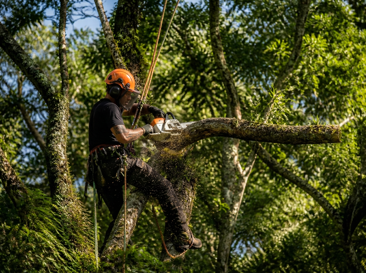 NZ TreeSMITHS arborist carrying out land & section clearing for development and lifestyle blocks